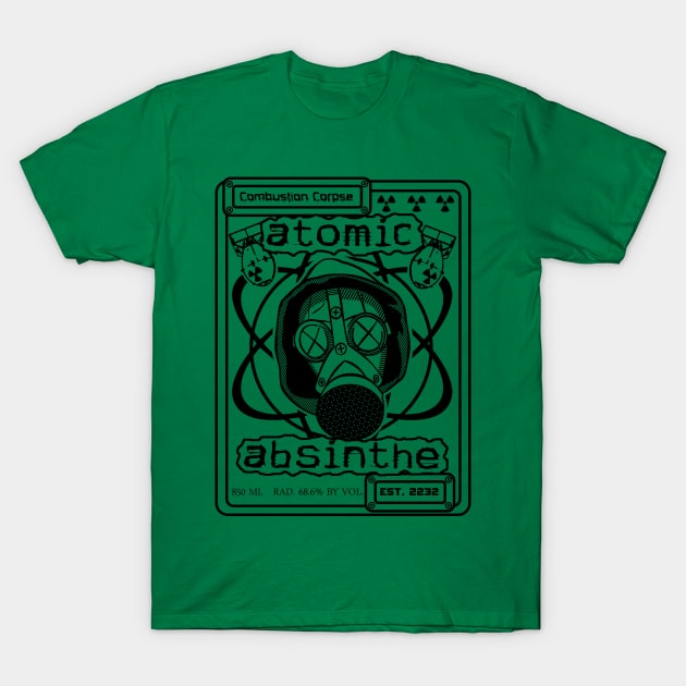 Atomic Absinthe T-Shirt by GrimDork